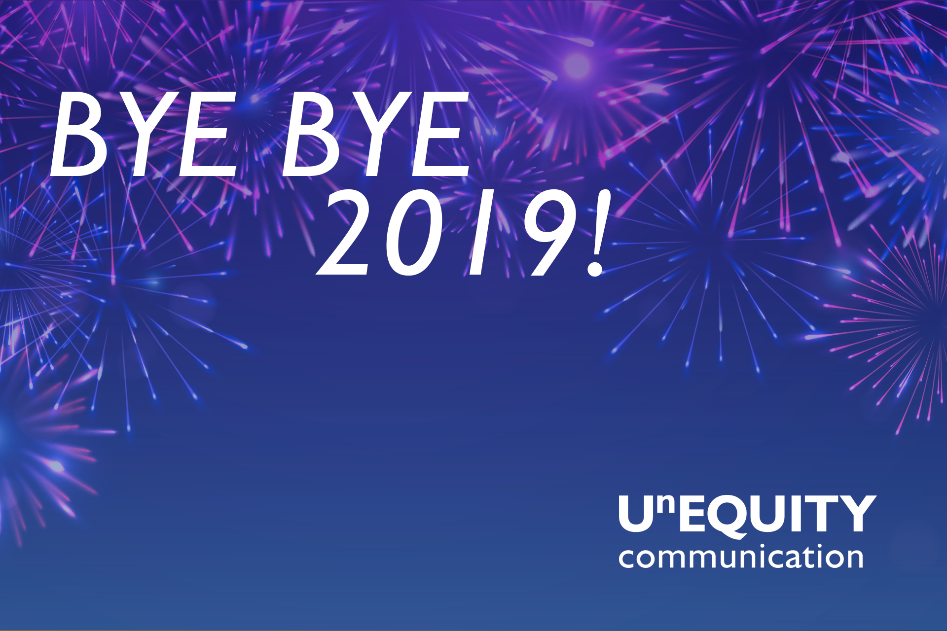 Bye Bye 2019